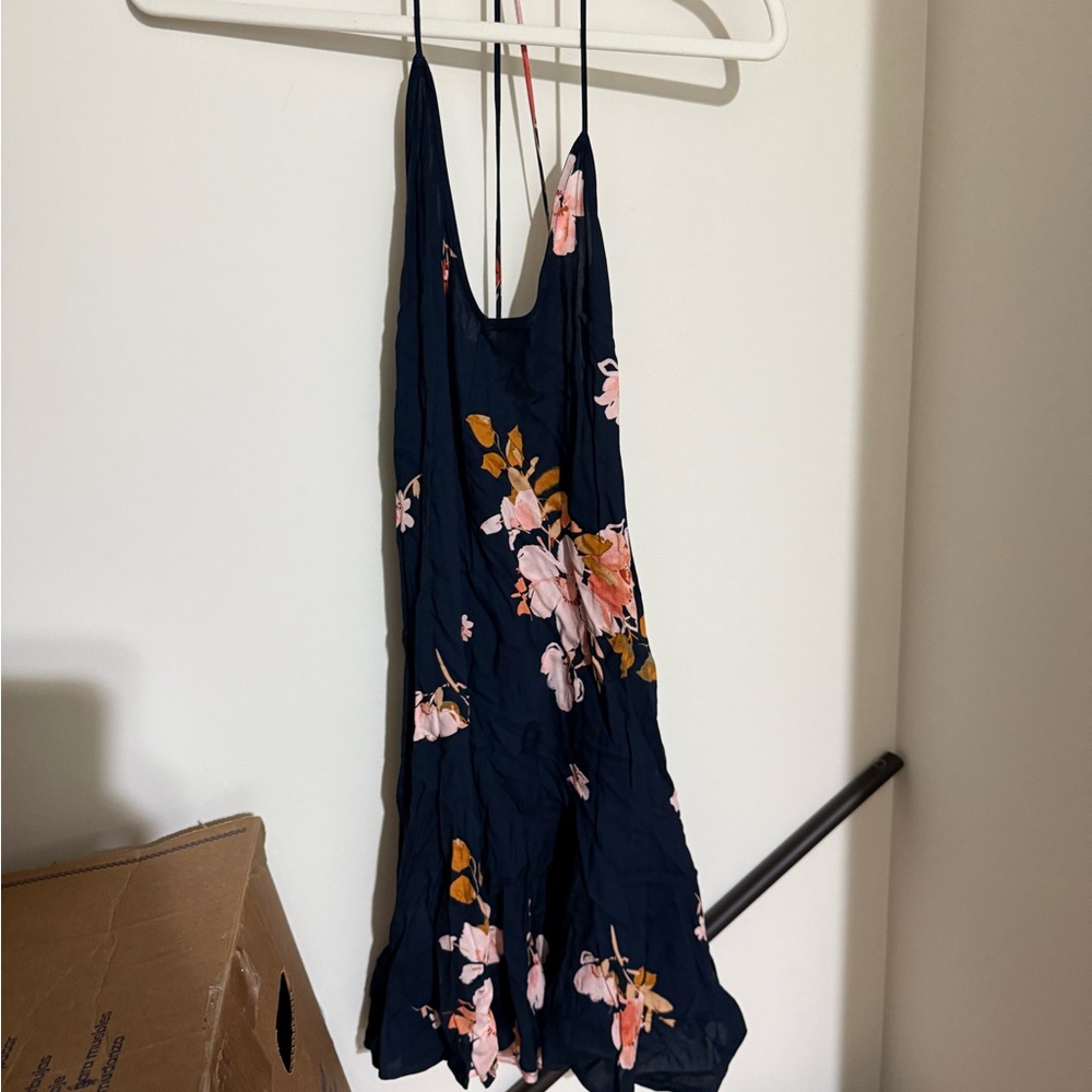 Floral Navy Dress